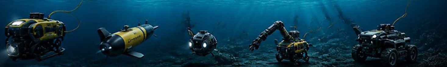 ROV, AUV ve manipülatörlü su altı araçları